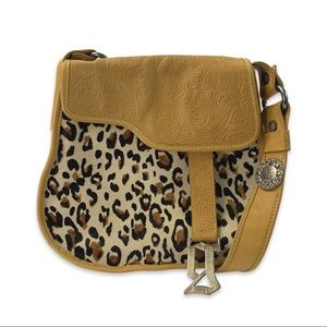 John Galliano Leopard Shoulder Bag